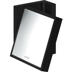 Oglinda cosmetica Hansgrohe Axor Universal 1.7x, de perete, negru mat