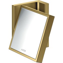 Oglinda cosmetica Hansgrohe Axor Universal 1.7x, de perete, auriu periat