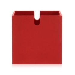 Produse Noi Cutie pentru biblioteca Kartell Polvara Cube design Giulio Polvara, 35.5x35.5cm, rosu