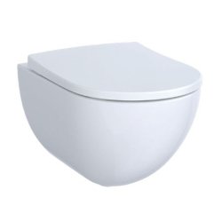 Obiecte sanitare Set vas wc suspendat Geberit Acanto Rimfree cu capac inchidere lenta si Quick Release