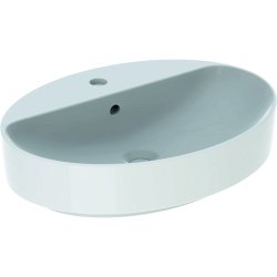 Obiecte sanitare Lavoar oval tip bol Geberit VariForm 60x45cm, alb