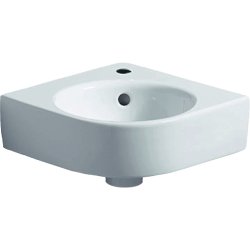 Obiecte sanitare Lavoar de colt Geberit Selnova Compact 69.5cm, alb