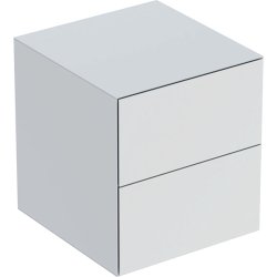 Default Category SensoDays Dulap mediu suspendat Geberit ONE cu 2 sertare, 45x47x49.2cm, alb mat