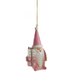 Cadouri pentru Ocazii Speciale Decoratiune brad Deko Senso Santa Gift, roz