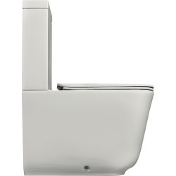 Obiecte sanitare Vas WC pe pardoseala Kerasan Tribeca, alb, include sistemul de fixare