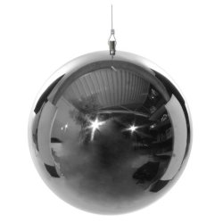 Craciun & Decoratiuni Decoratiune brad Deko Senso glob 20cm, inox, argintiu lucios