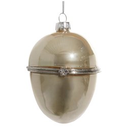 Craciun - Decoratiuni brad Decoratiune brad Deko Senso ou 11cm, sticla, auriu perlat
