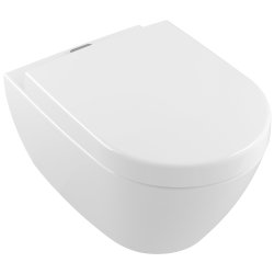 Obiecte sanitare Vas WC suspendat Villeroy & Boch Subway 2.0 ViFresh CeramicPlus56x37cm, DirectFlush si suprafata AntiBac, alb Alpin