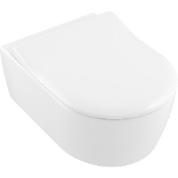 Obiecte sanitare Set vas WC suspendat Villeroy & Boch Avento DirectFlush si capac slim cu inchidere lenta