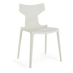 Mobilier Set 2 scaune Kartell Re-Chair design Antonio Citterio, alb