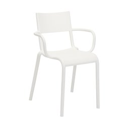 Scaune Set 2 scaune Kartell Generic A design Philippe Starck, alb