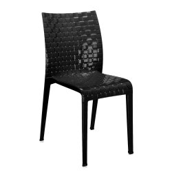 Scaune Set 2 scaune Kartell Ami Ami design Tokujin Yoshioka, negru lucios