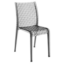 Scaune Set 2 scaune Kartell Ami Ami design Tokujin Yoshioka, gri transparent