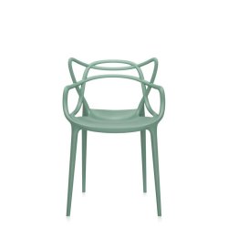Set 2 scaune Kartell Masters design Philippe Starck & Eugeni Quitllet, verde salvie