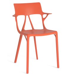 Scaune Set 2 scaune Kartell A.I. design Philippe Starck, portocaliu