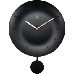 Ceasuri Ceas de perete NeXtime Bowl 30cm, negru