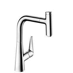 Default Category SensoDays Baterie bucatarie Hansgrohe M5115-H220, ComfortZone 220, dus extractibi, crom
