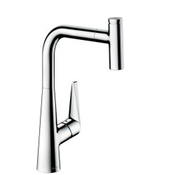Default Category SensoDays Baterie bucatarie Hansgrohe M5115-H300, ComfortZone 300, dus extractibil, crom