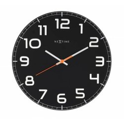 Ceasuri Ceas de perete NeXtime Classy Round 30cm, negru-alb