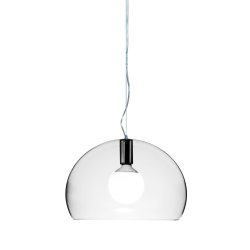 Iluminat electric Suspensie Kartell FL/Y design Ferruccio Laviani, E27 max 15W LED, h28cm, transparent