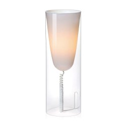 Iluminat electric Veioza Kartell Toobe design Ferruccio Laviani, h55cm, d20cm, transparent
