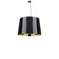 Suspensie Kartell Ge' design Ferruccio Laviani, E27 max 70W, h37cm, negru-auriu
