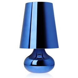Iluminat electric Veioza Kartell Cindy design Ferruccio Laviani, d23.6cm, h42cm, albastru