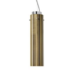Iluminat baie Suspensie Kartell by Laufen Rifly design Ludovica & Roberto Palomba, LED 10W, h30cm, auriu metalizat