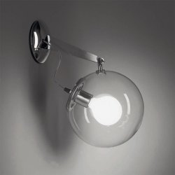 Iluminat electric Aplica Artemide Miconos design Ernesto Gismondi, transparent