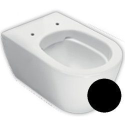 Obiecte sanitare Vas wc suspendat Hatria Fusion PureRim, negru mat