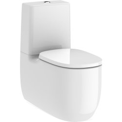Vas wc Roca Beyond Rimless back-to-wall pentru rezervor asezat, 395x705mm, alb
