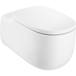 Obiecte sanitare Vas wc suspendat Roca Beyond Rimless, 395x580mm, alb