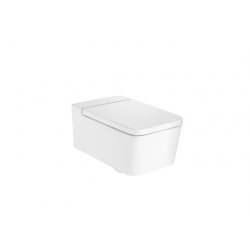 Vas WC suspendat Roca Inspira Square Rimless 370x560cm, alb