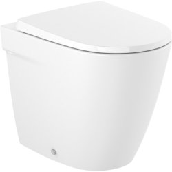 Obiecte sanitare Vas wc Roca Ona Compact Rimless, back-to-wall, alb