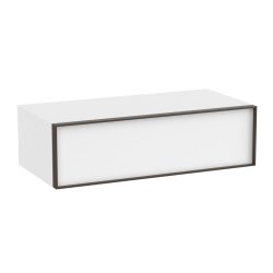 Default Category SensoDays Dulap auxiliar suspendat Roca Inspira cu un sertar, 100cm, alb mat