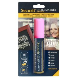 Marker creta Securit Liquid Large 7-15mm, roz