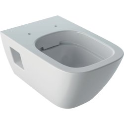 Vase WC Vas WC suspendat Geberit Selnova Square Rimfree 35x54cm, alb