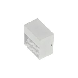 Iluminat exterior Aplica de exterior Ideal Lux Down AP1, 1x28W, 8.5x8.5cm, alb