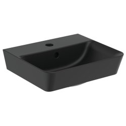Obiecte sanitare Lavoar Ideal Standard Connect Air Cube 40x46cm, negru mat