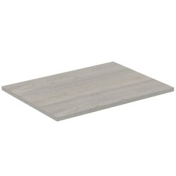 Dulapuri si blaturi pentru lavoare baie Blat suport mobilier baie Ideal Standard Air 60,4 x 44,2 x 1,8cm, lemn gri deschis