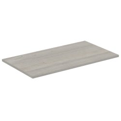 Dulapuri si blaturi pentru lavoare baie Blat suport mobilier baie Ideal Standard Connect Air 80,4 x 44,2 x 1,8 cm, lemn gri deschis