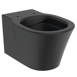 Obiecte sanitare Vas WC suspendat Ideal Standard Connect Air Rimless, negru mat