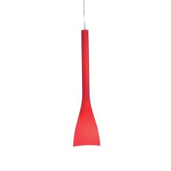 Pendule & Suspensii Suspensie Ideal Lux Flut SP1 Small, 1x60W, 10.5x44-110cm, rosu