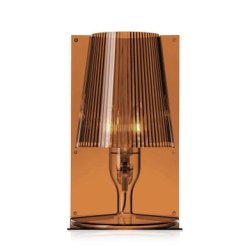 Veioze & Lampadare Veioza Kartell Take design Ferruccio Laviani, E14 max 5W LED, h31cm, ambra