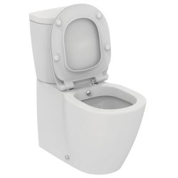 Obiecte sanitare Set complet vas WC Ideal Standard Connect back-to-wall cu functie de bideu, rezervor asezat si capac inchidere lenta