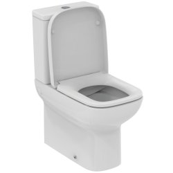 Seturi vase WC Set vas wc Ideal Standard i.life A Rimless back-to-wall cu rezervor asezat si capac inchidere lenta, alb