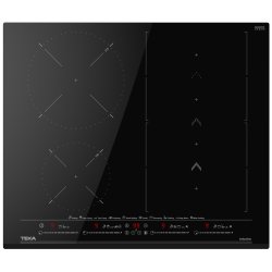 Electrocasnice mari Plita inductie incorporabila Teka IZS 66800 cu 4 zone, 60cm, Flex, SlideCooking, Cristal negru