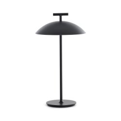 Lampi de masa Veioza Kartell Mini Geen-A Battery, design Ferruccio Laviani, LED 1.5W, h36.5cm, negru