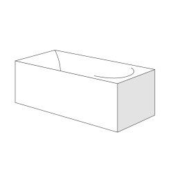 Panou lateral Radaway pentru cazi rectangulare 70cm, h56cm
