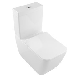 Obiecte sanitare Vas WC Villeroy & Boch Venticello Rimless back-to-wall, 37.5x70cm, alb alpin